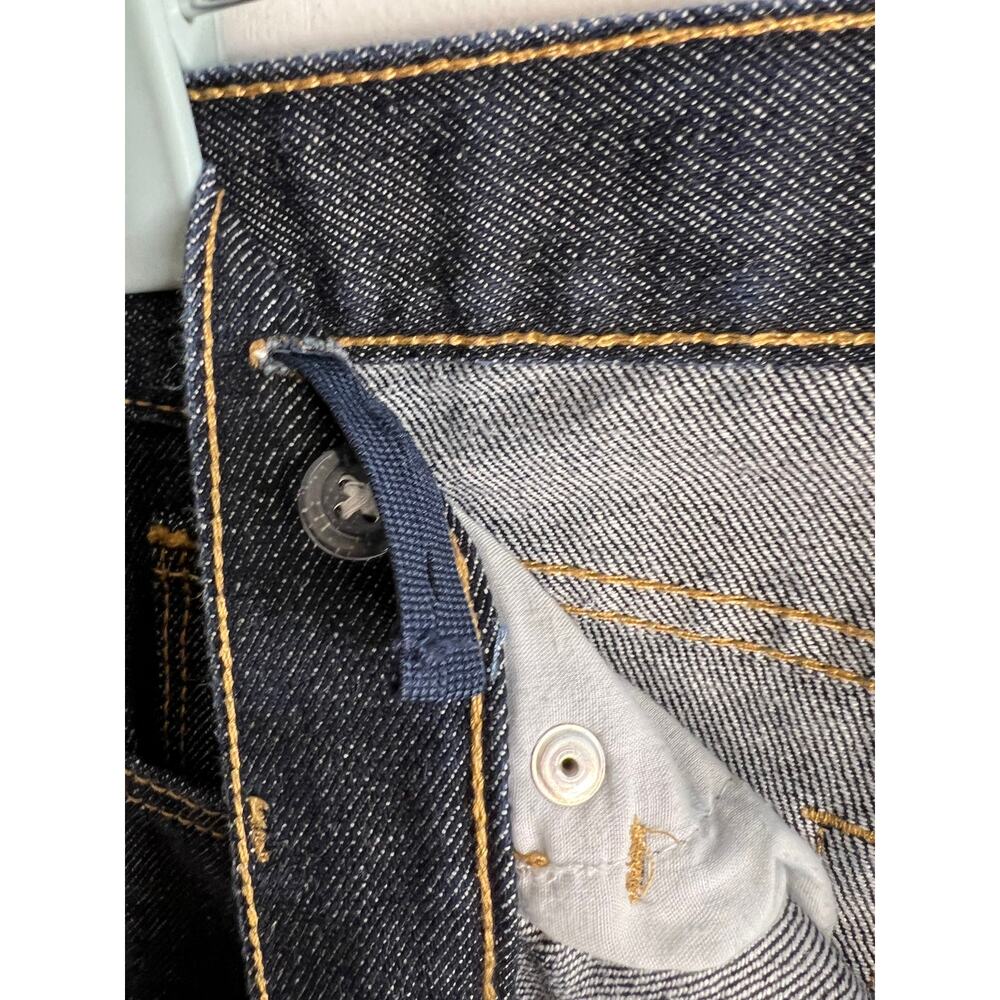 Womens Old Navy Dark Denim Jeans Size 14 Straight - Picture 5 of 8